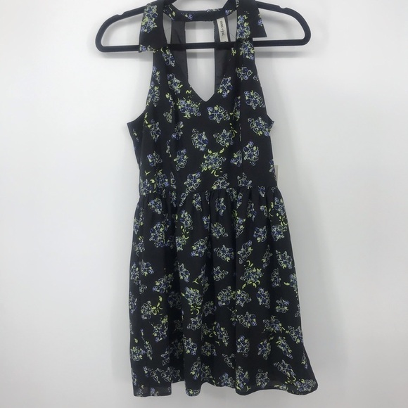 NWT🔖 Mac + Jac Floral Print Halter Dress Size L - Picture 3 of 7